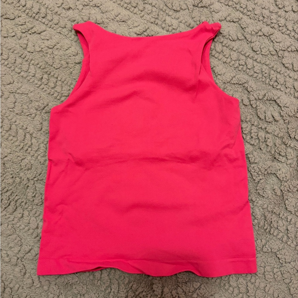 Free People Pink Cropped Tank